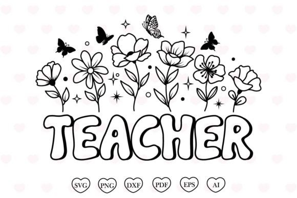 A Designer's Look at Teacher Flower Svg for Embroidery