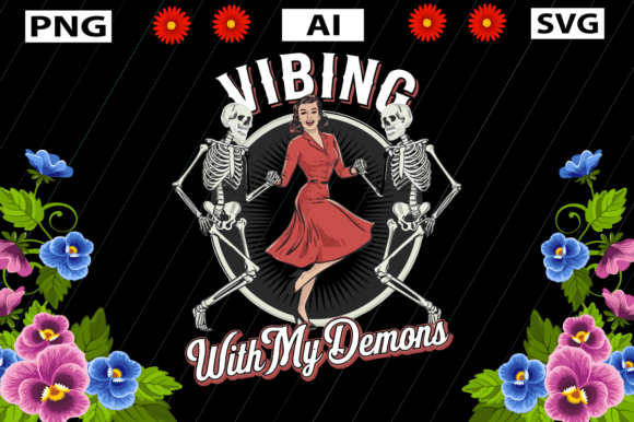 An Embroidery Designer Reviews Vibing with My Demons