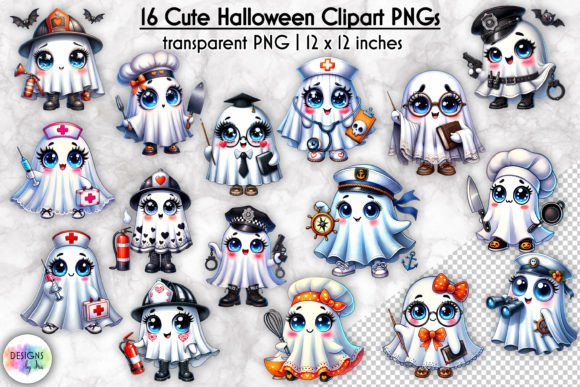 Cute Halloween Ghosts: A Designer's Review for Embroidery