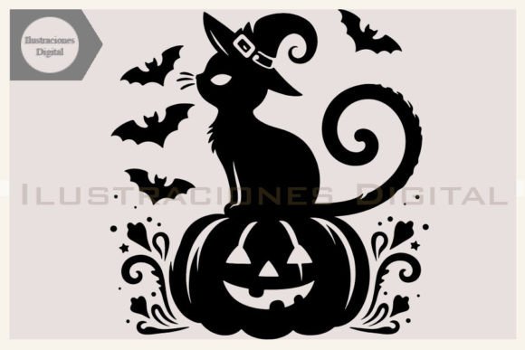 First Impression of the Halloween Cute Cat Clipart
