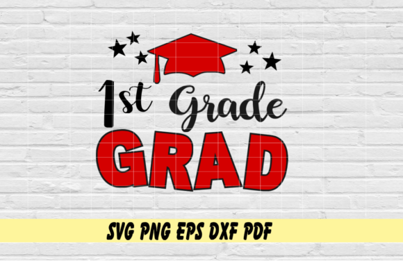 Practical Review: 1st Grade Grad with Graduation Cap