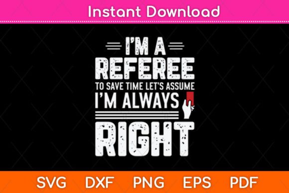 Reviewing the 'I'm a Referee to Save Time' Embroidery Design